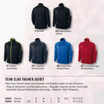 Die Nike Team Club Trainer Jacket als sportive Trainingsjacke