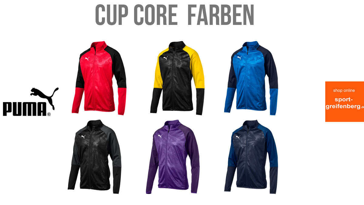 die alle Farben der Puma Cup Core Linie