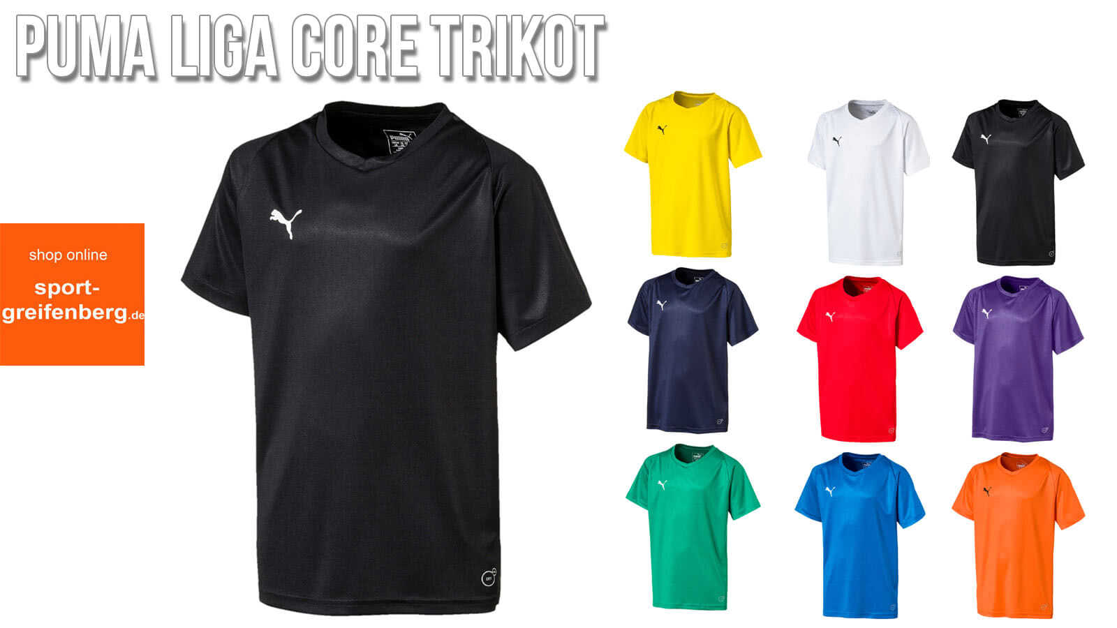 Das Puma Liga Trikot Core und Jersey ist das günstige Puma Trikot 2018/2019