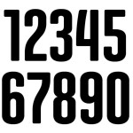 Die Puma Schriftart für Nummern und Namen