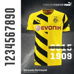 Die Puma Nummern beim BVB Trikot