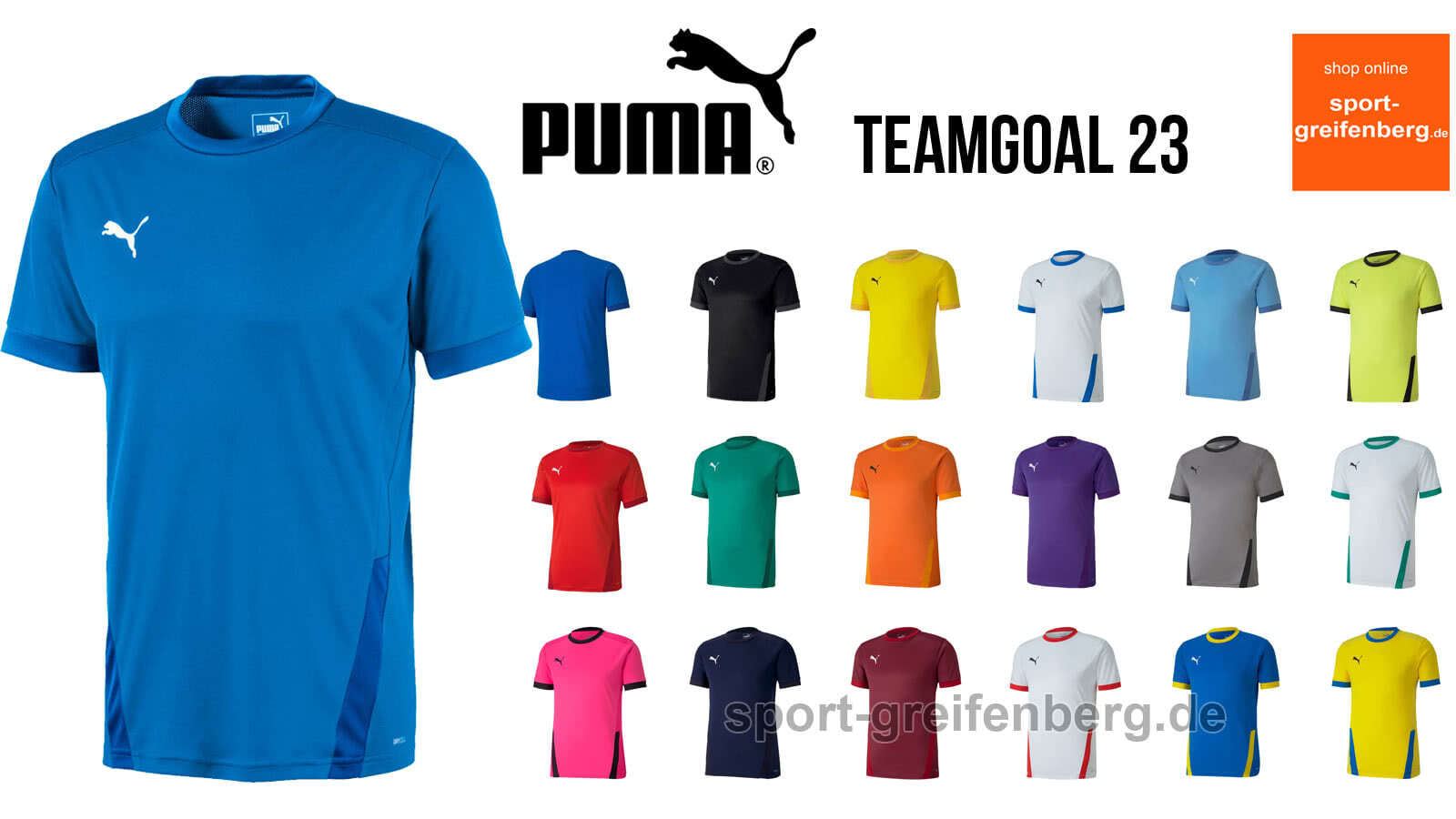 Das puma teamgoal 23 trikot als Teamsport Jersey für 2020 bis 2023