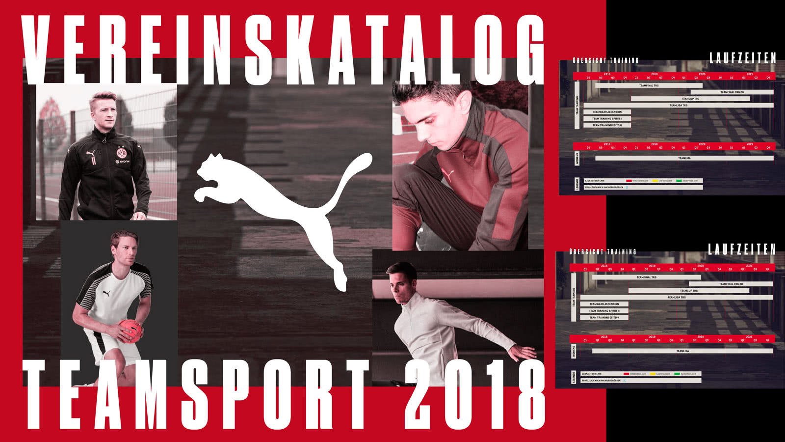 Die Puma Teamsport Katalog Laufzeiten bis Ende 2020