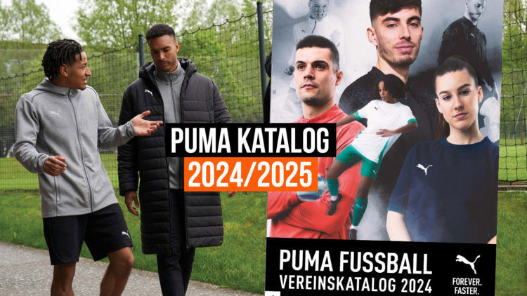 Die Puma Katalog 2024/2025 Teamsport und Teamwear Artikel