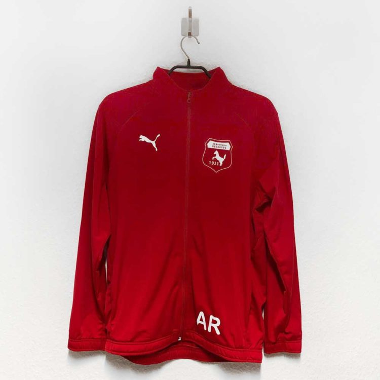 Die Puma Trainingsjacke mit Bedruckung des SV Westfalia Huckarde