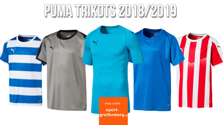 Die Puma Trikots 2018/2019 aus dem Fußball Katalog