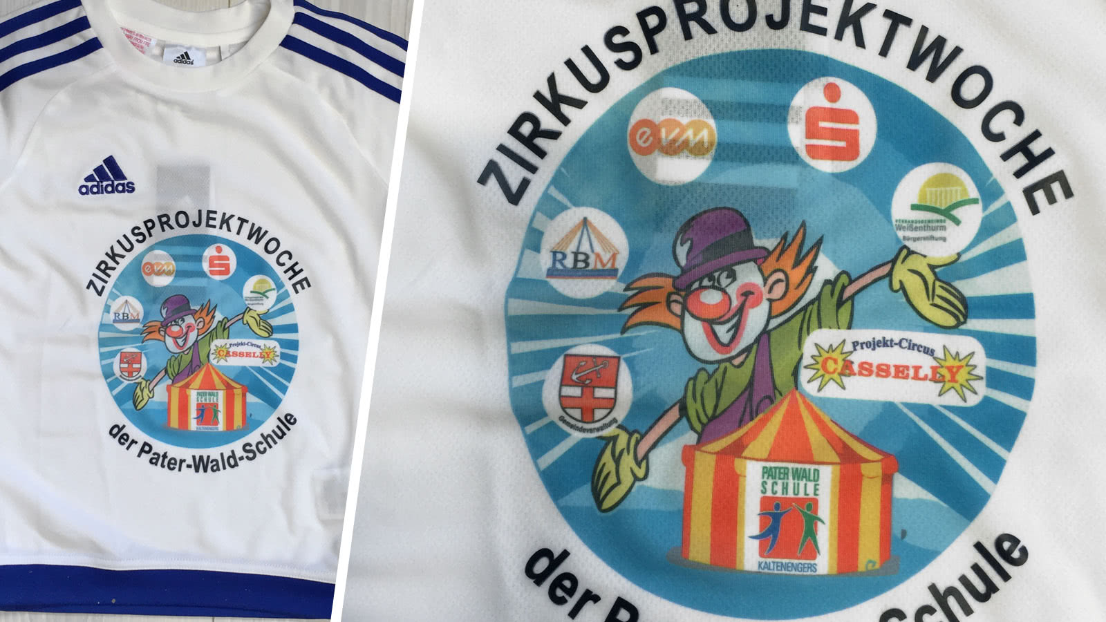 Schülertrikot mit eigener Bedruckung Sublimationsdruck