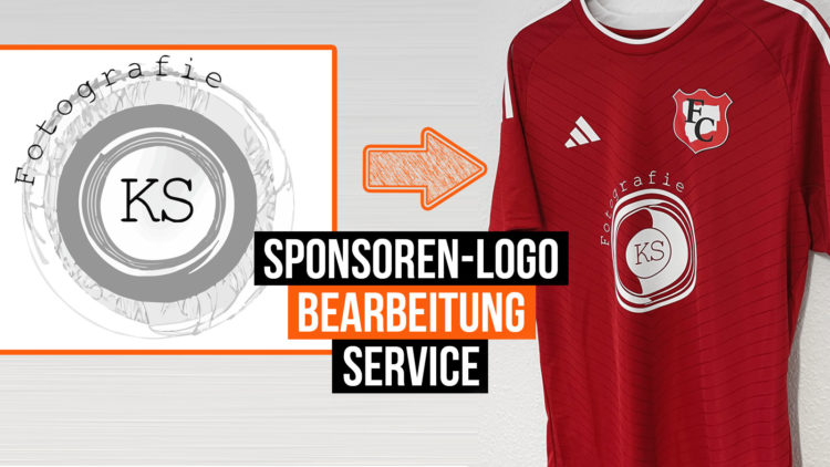 Der Sponsoren Logo Bearbeitung Service für Trikots, Trainingsanzüge und Sportbekleidung