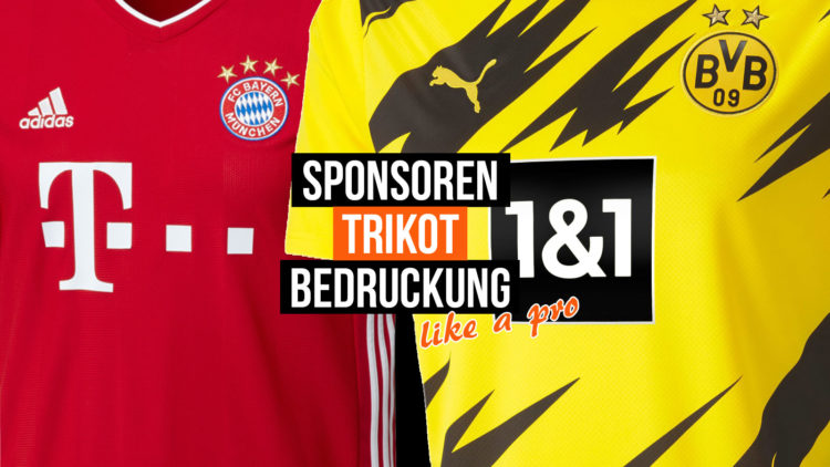 Beispiele für eine Sponsoren Trikot Werbung