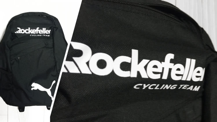 Sport Taschen mit Druck beim Rockefeller Cycling Team