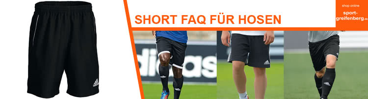 Die Unterschiede bei den kurzen Sporthosen. Training Short, Fusball Short und Freizeit Short im Vergleich