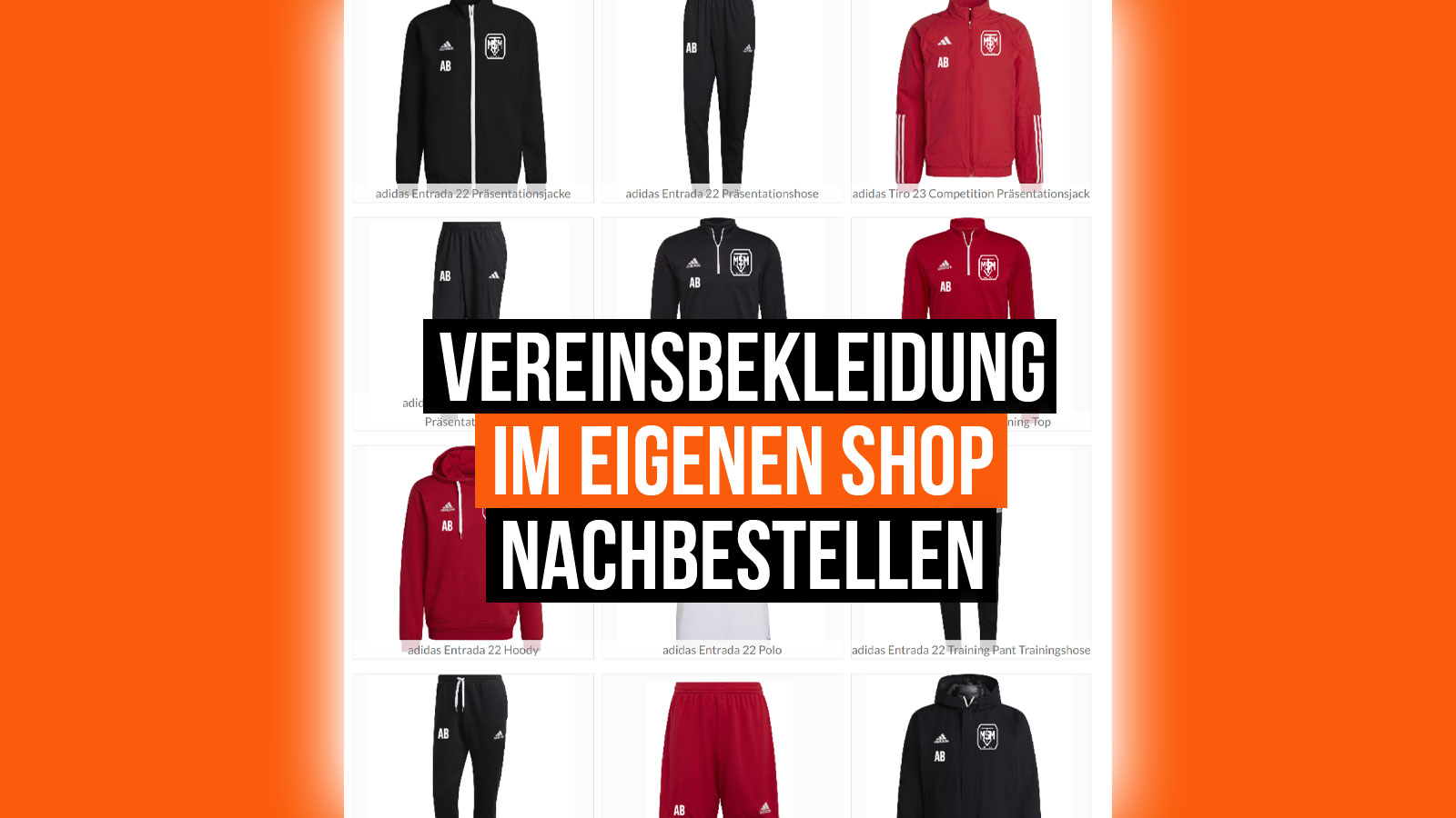 Vereinsbekleidung im Vereinsshop bestellen