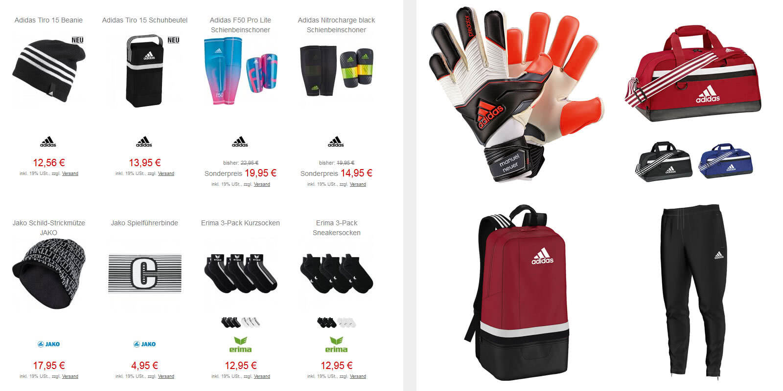 Die Weihnachtsgeschenk Ideen für Sportler und Fußballer