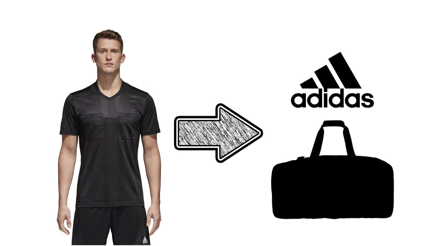 Welche adidas Tasche verwenden eigentlich Schiedsrichter Sporttasche