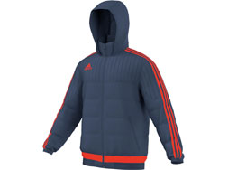 Adidas Tiro 15 Padded Jacket bestellen Die Adidas Tiro 15 Padded Jacket als sportive Freizeit Winterjacke im Teamline Look