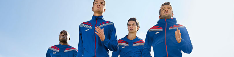 Jako Pro Sportbekleidung für den Teamsport Jako Pro Teamline Sportbekleidung mit unterschiedlichen Produkten