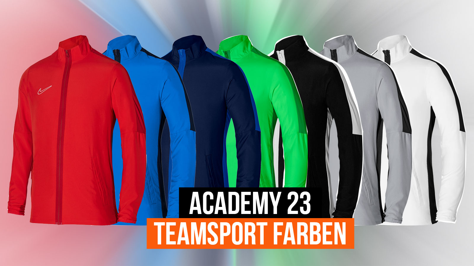 Nike Academy 23 Teamsport Linie mit allen Sportartikeln im Shop bestellen