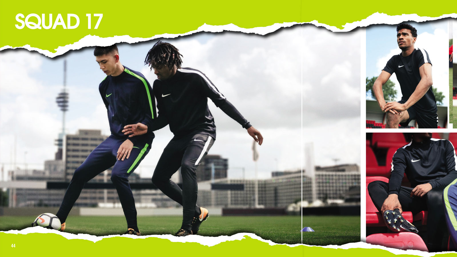 Nike Squad 17 Teamline zum Training Nike Squad 17 Teamline als Trainingsbekleidung mit Trainingsanzug und Co.