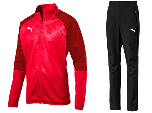 Puma Cup Core Polyester Trainingsanzug kaufen Puma Cup Core Polyesteranzug als günstigen Trainingsanzug kaufen