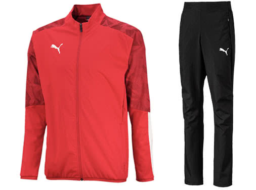 Puma Cup Sideline Präsentationsanzug und Vereinsanzug Puma Cup Sideline Woven Suit Präsentationsanzug als Teamanzug für die Mannschaft bestellen