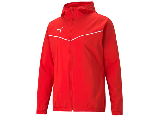 Jetzt die Puma teamRise Allwetterjacke als Regenjacke kaufen