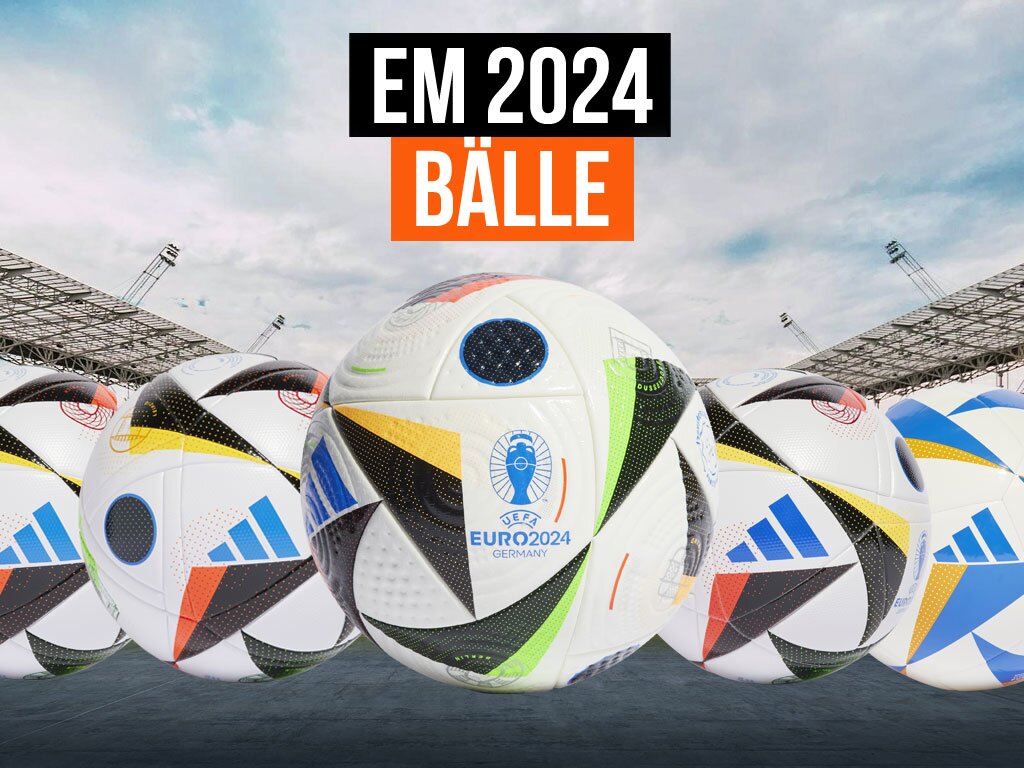 alle adidas EM 2024 Fußbälle mit dem Fussballliebe im...