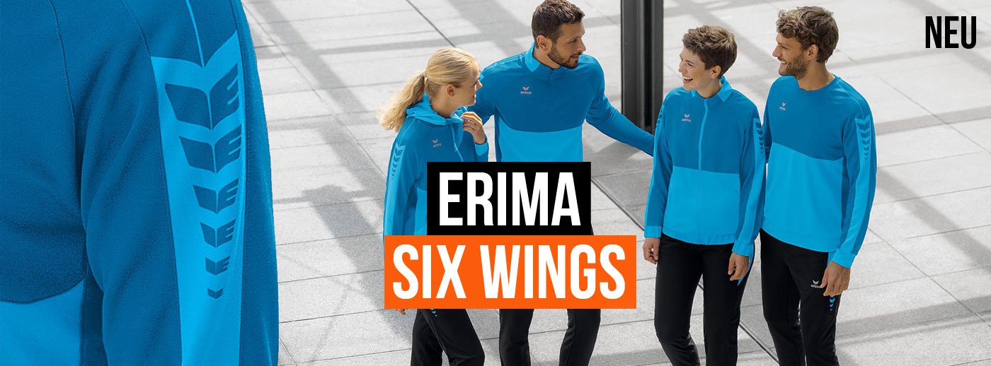 Neu in 2022 die Erima Sportbekleidung Six Wings