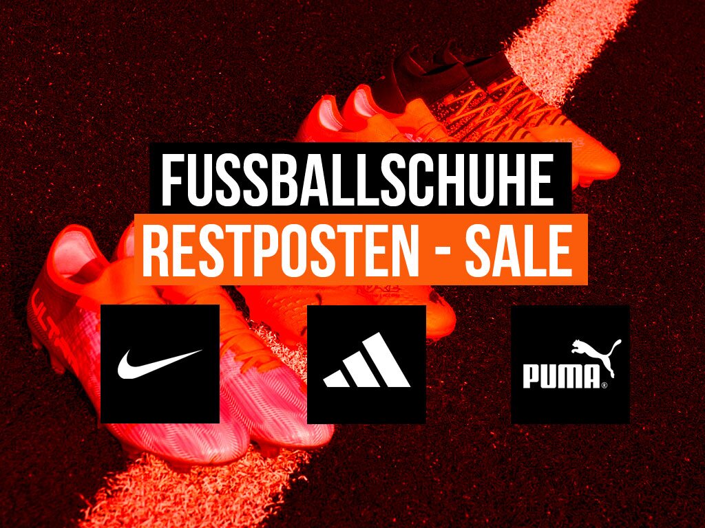 Restposten bei den Fußballschuhen abstauben
