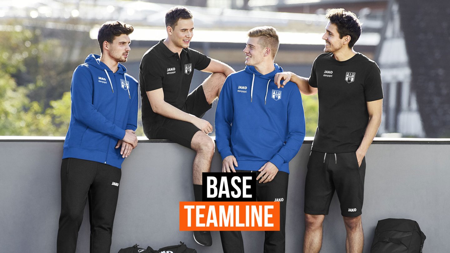 Jako Base Teamline Sportbekleidung günstig für den Verein bestellen