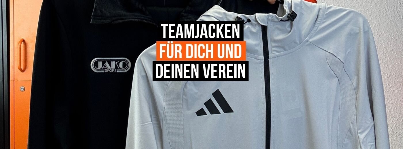 neue Teamjacken für 2026/2027 günstig bestellen