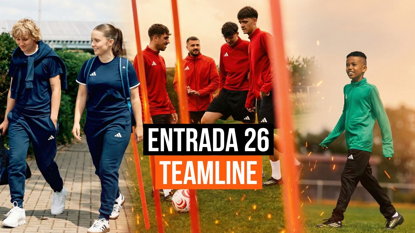 Dank der adidas Entrada 26 Linie besonders günstige Sportbekleidung im adidas Teamsport Katalog 2026/2027 bestellen