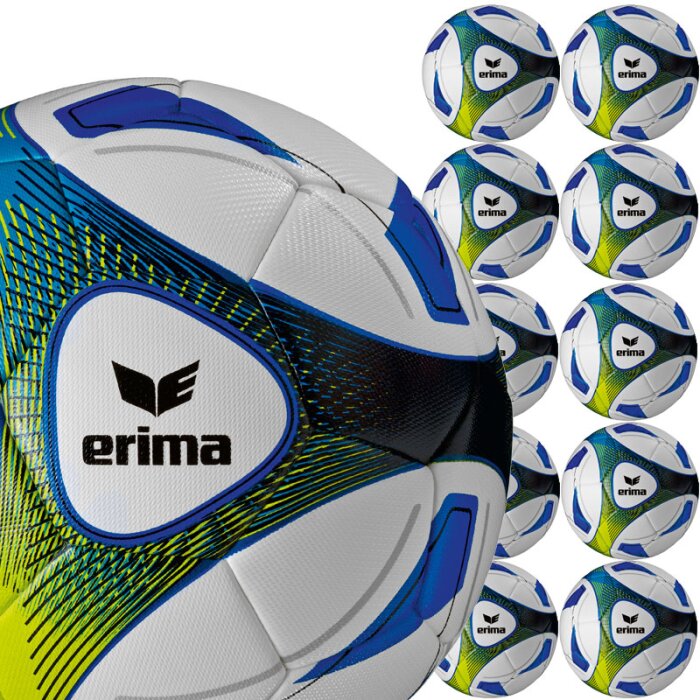 erima Fußball Hybrid Training Größen 3,4,5 Ball PU Carbon-Latex Trainingsball 