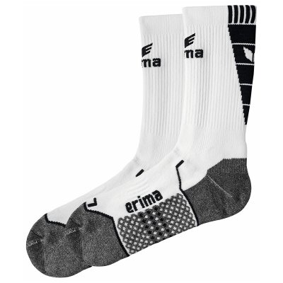 Erima Football Short Socks - white/black - Gr. 44