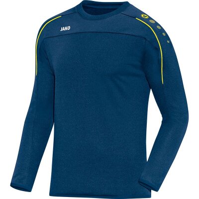 Jako Classico Sweat - nightblue/citro - Gr.  116