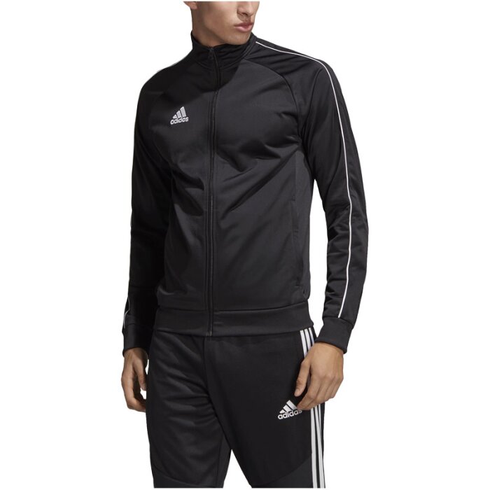 adidas Core 18 Polyesterjacke bestellen | Poly Jacket | Angebote adidas Trainingsjacke Core 18 schwarz Fussball Shop
