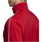 adidas Core 18 Polyesterjacke - power red/white - Gr. 152