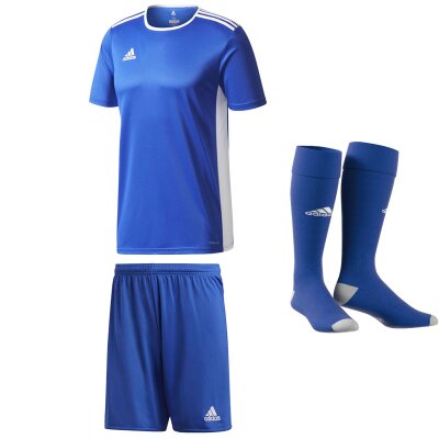 adidas Entrada 18 Trikotsatz bold bluewhite bold blue bold blue Gr. 3xl 2xl 4648 Adidas Entrada 18 Trikot bold blue weiß