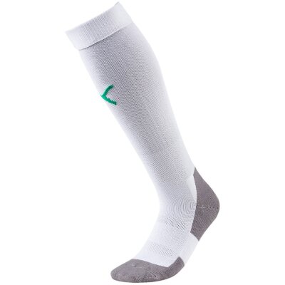 Puma Liga Socks Core Stutzen - puma white-pepper green - Gr. 1 - (34/34)