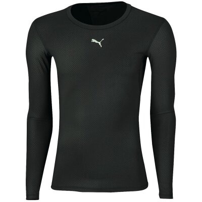 Puma Liga Baselayer Tee LS - puma black - Gr. s