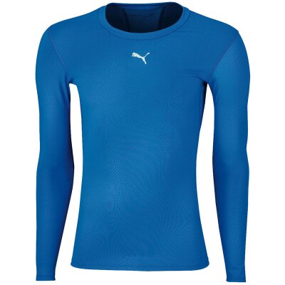 Puma Liga Baselayer Tee LS - electric blue lemonade - Gr. 116