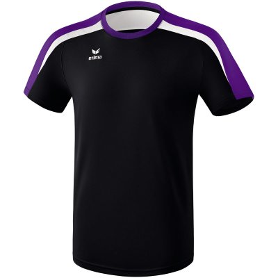 Erima Liga Line 2.0 T-Shirt - black/dark violet/white - Gr. 3XL