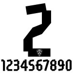 Beschriftung mit Rückennummern incl Logo