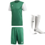 adidas Estro 19 Trikotsatz - bold green - bold green - white - Gr. kurzarm | l - l - 4