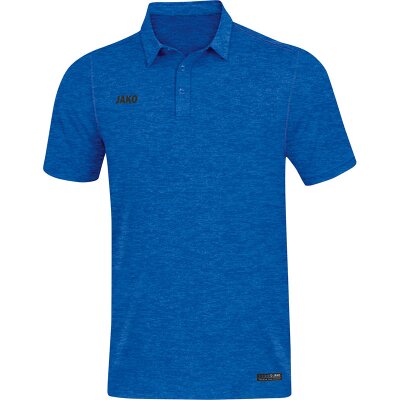 Jako Premium Basics Polo - royal meliert - Gr.  m