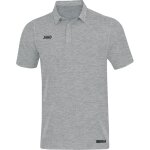 Jako Premium Basics Polo - grau meliert - Gr.  m