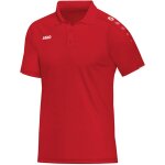 Jako Classico Polo - rot - Gr.  m