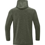 Jako Premium Basics Kapuzensweat - khaki meliert - Gr.  42