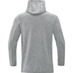 Jako Premium Basics Kapuzensweat - grau meliert - Gr.  m