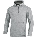 Jako Premium Basics Kapuzensweat - grau meliert - Gr.  s