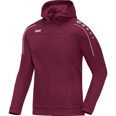 Jako Classico Kapuzenjacke - maroon - Gr.  36